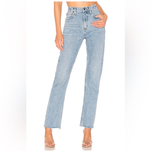 Agolde Cherie High Rise Straight Jeans